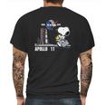 Nasa 1969 2019 Apollo 11 Astronaut Snoopy Shirt Mens Back Print T-shirt