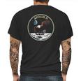 Nasa Apollo Mens Back Print T-shirt