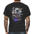 Nasa Astronaut Drummer Boy In Space Mens Back Print T-shirt