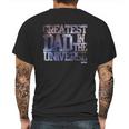 Nasa Greatest Dad In The Universe Mens Back Print T-shirt