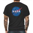 Nasa Meatball Classic Mens Back Print T-shirt