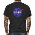 Nasa New Meatball Logo Insignia Symbol Graphic Mens Back Print T-shirt