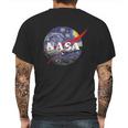 Nasa Van Gogh Starry Night Style Logo Graphic Mens Back Print T-shirt