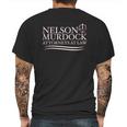 Nelson & Murdock Attorneys At Law Mens Back Print T-shirt