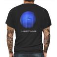 Neptune Planet Mens Back Print T-shirt