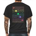 New Mexico State Landscape Line Art Design Mens Back Print T-shirt