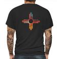 New Mexico State Zia Vintage Retro Mens Back Print T-shirt