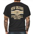 New Orleans La Football Vintage Sports Logo Mens Back Print T-shirt