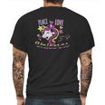 Nickelodeon Girls Peace Love Unicorns Mens Back Print T-shirt