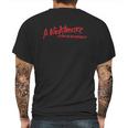 A Nightmare On Elm Street Mens Back Print T-shirt