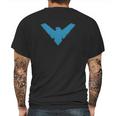 Nightwing Symbol Mens Back Print T-shirt