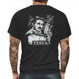 Nikola Tesla Funny Mens Back Print T-shirt