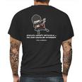 Ninjas Arent Invisible Leave No Witnesses Mens Back Print T-shirt