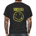 Nirvana Smiley Logo Mens Back Print T-shirt