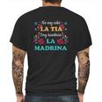 No Soy Solo La Tia Soy Tambien La Madrina Mens Back Print T-shirt