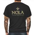 Nola New Orleans No One Likes Atlanta Funny Mens Back Print T-shirt