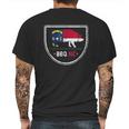 North Carolina State Flag Bbq Nc Mens Back Print T-shirt