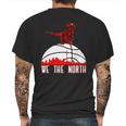 We The North Toronto Raptors Dinosaur Basketball Mens Back Print T-shirt