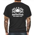 Northwestern Deadliest Dutch White Mens Back Print T-shirt