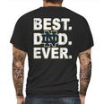 Notre Dame Best Dad Ever Shirtc Mens Back Print T-shirt