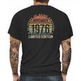 November 1976 Limited Edition 45Th Birthday 45 Years Old Men Mens Back Print T-shirt