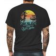 Oak Island North Carolina Beach Shirt Mens Back Print T-shirt