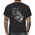 Oakland California Map Mens Back Print T-shirt