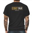 Obeyah Exodus Mens Back Print T-shirt