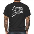 Official Anything For Selenas Mens Back Print T-shirt