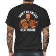 Official Arnold Schwarzenegger Stay Inside Mens Back Print T-shirt