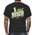 Officially Licensed Kurt Busch Mens Driver Splash Mens Back Print T-shirt