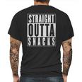 Old Glory Straight Outta Snacks Black Soft Baby One Piece Mens Back Print T-shirt