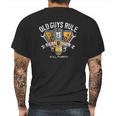 Old Guys Rule For Men Vintage Gas Pump Mens Back Print T-shirt