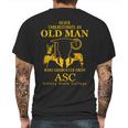 Old Man Who Graduated From Asc- Albany State College Mens Back Print T-shirt