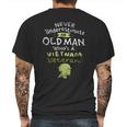 Old Man Vietnam Veteran Aesthetic Gift 2022 Mens Back Print T-shirt