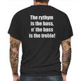 Old School Rap Hip Hop Lyrics Quote Graphic Rhyme Mens Back Print T-shirt