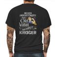 An Old Woman Who Works At Kroger Mens Back Print T-shirt