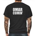 Omar Comin Mens Back Print T-shirt