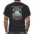 Once Upon A Time There Was A Girl Who Really Loved Books And Cats It Was Me Mens Back Print T-shirt