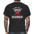 Open Heart Warrior The Beat Goes On Heart Patient Mens Back Print T-shirt