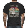 Oreilly Auto Parts Girl Classy Sasy And A Bit Smart Asy Retro Mens Back Print T-shirt