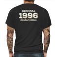 Original 1996 Vintage 25Th Birthday Turning 25 Years Old Mens Back Print T-shirt