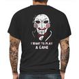 Oyshriola Saw I Want You To Play A Game Mens Back Print T-shirt