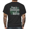 Panoware St Patricks Day Prone To Shenanigans And Malarkey Mens Back Print T-shirt