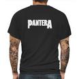 Pantera Band Logo Graphic Mens Back Print T-shirt