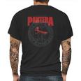 Pantera Vulgar Display Of Power Circle Mens Back Print T-shirt