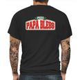 Papa Bless Pizza Funny Meme Prank Logo Mens Back Print T-shirt