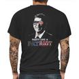 Party Shirt Like A Patriot Reagan Usa Pride Vintage Mens Back Print T-shirt