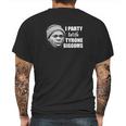 I Party With Tyrone Biggums Dave Chappelle Show Mens Back Print T-shirt