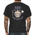 Pastel Goth 333 Only Half Evil Kawaii Mens Back Print T-shirt